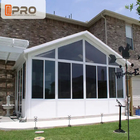 파우더 코팅 프레임 유리 플로리다 방 알루미늄 휴대용 유리 집 햇빛 패널