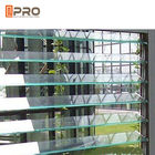 알루미늄 유리제 미늘창 창, 에너지 효율적인 Breezway 미늘창 창
