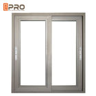 미국 스타일 알루미늄 단일 강화 유리 창 및 문 노화 방지 안전 슬라이딩 창 슬라이딩 창 오프너