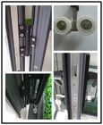 다 - 주거 에너지 효율적인 주름을 잡은 메쉬 접이식 스크린 도어 외부 접기를 위한 패널 알루미늄 접게된 문
