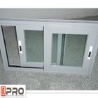 미국 스타일 알루미늄 단일 강화 유리 창 및 문 노화 방지 안전 슬라이딩 창 슬라이딩 창 오프너
