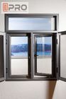Unbreakbale 열 휴식 알루미늄 Windows 스윙 개방형 스타일 내장 블라인드 여닫이 문 문 여닫이, 이중 여닫이