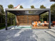 주문을 받아서 만들어진 알루미늄 미늘창 현대 정원 옥외 Pergola