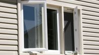 125mm 건축 커튼 알루미늄 여닫이 창