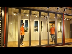 외관 알루미늄 유리 두중 뜰 슬라이딩 도어