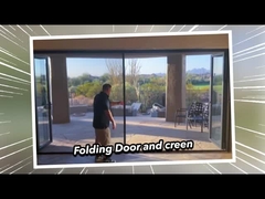 2mm 알루미늄 이중 유리 프리미엄 날씨 방지 슬라이딩 유리 문 2.1m 높이