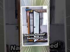 2mm 알루미늄 이중 유리 프리미엄 날씨 방지 슬라이딩 유리 문 2.1m 높이