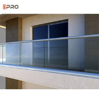 Eco 유리제 방책 부속을 위한 친절한 알루미늄 난간 실내 층계 방책 스테인리스 포스트