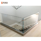 Eco 유리제 방책 부속을 위한 친절한 알루미늄 난간 실내 층계 방책 스테인리스 포스트