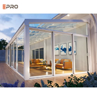 맞춤형 태양실 야외 유리 플로리다 방 정원 유리 집 알루미늄 욕실