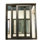 스크린 유리 슬라이딩 창문과 함께 수직 개방 알루미늄 슬라이딩 창문