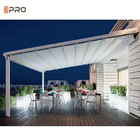 야외 알루미늄 프레임 PVC 천장 자외선 방조 방수 후집 지붕 천장 페르골라