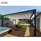 야외 알루미늄 프레임 PVC 천장 자외선 방조 방수 후집 지붕 천장 페르골라