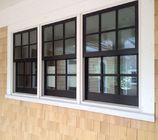 알루미늄 강화 유리 미닫이 창틀 창/3중 유리로 된 상업 등급 이중 유리창 창틀 창