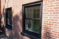 알루미늄 강화 유리 미닫이 창틀 창/3중 유리로 된 상업 등급 이중 유리창 창틀 창