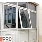 알루미늄 프레임 탑 걸이 여닫이 창 분말 코팅 표면 처리 천막 유리 창 저렴한 창 천막 유리