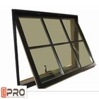 이중 유리를 끼우는 알루미늄 차일 Windows/정단은 지붕 창 ISO9001 알루미늄 창 미늘창 차양을 걸었습니다 알루미늄 정상을 걸었습니다