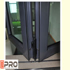 알루미늄 프레임 이중 접이식 유리 창 색상 주방 및 바 접이식 수직 접이식 창 접이식 슬라이딩 옵션