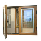 안전 철망사 두 배 여닫이 창 창틀 창 알루미늄 창을 가진 색깔 선택적인 알루미늄 홍조 여닫이 창 창