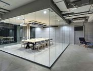 현대 알루미늄 유리제 구조 이동할 수 있는 벽 차가운 사무실 분할