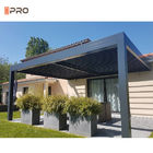 자동화된 옥외 전망대 현대 알루미늄 미늘창 지붕 Bioclimatic Pergola